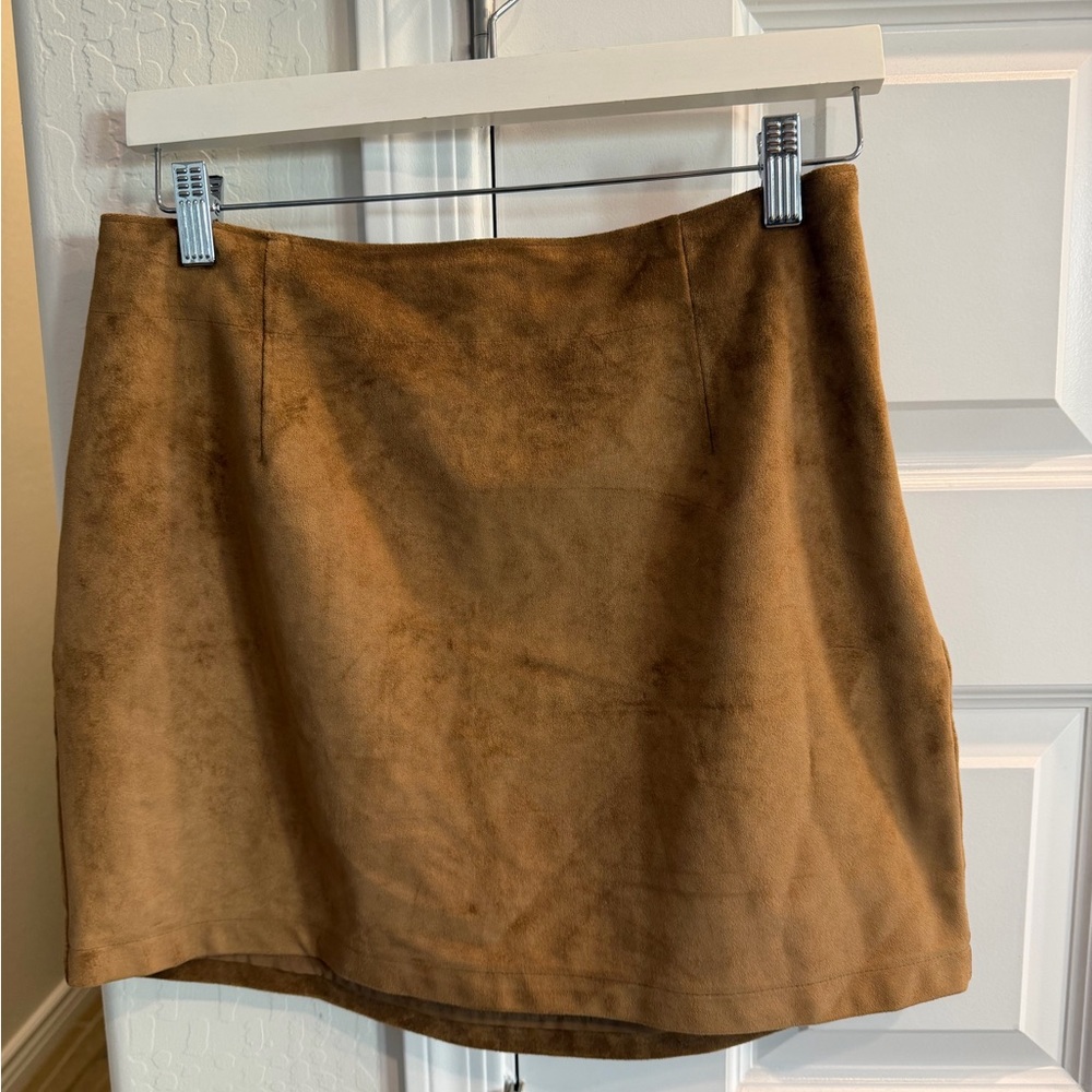 Abercrombie & Fitch Tan Mini Skirt